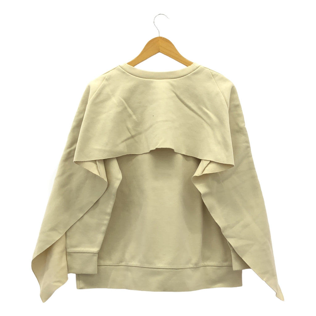 CLANE / 크라네 | CARD BOARD BACK FRILL TOPS 탑스 | 1 | 베이지 | 여성