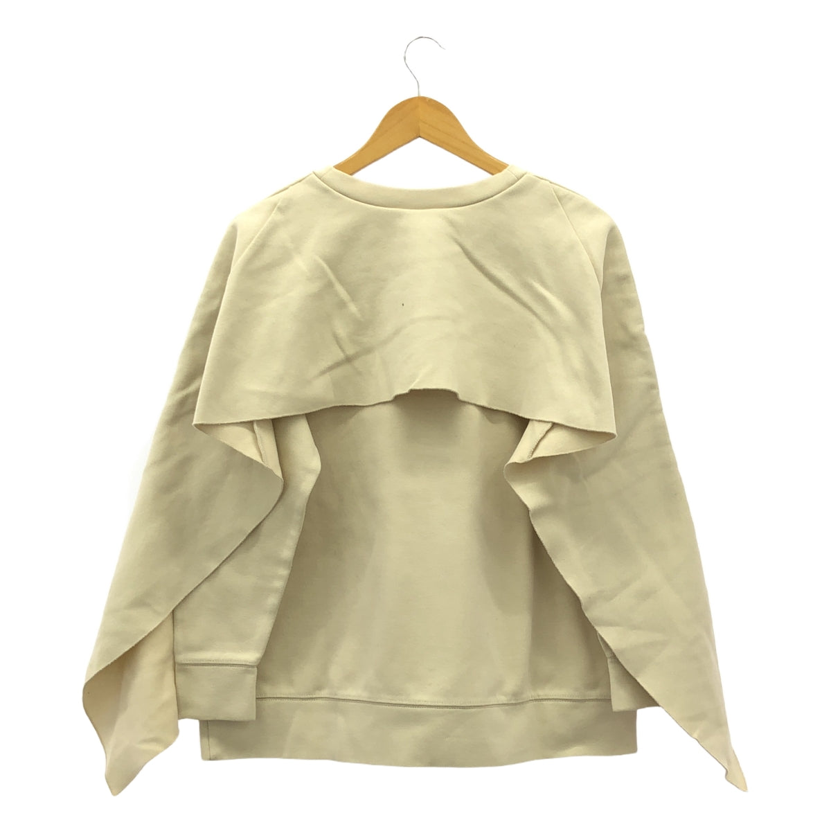 CLANE / クラネ | CARD BOARD BACK FRILL TOPS トップス | 1 | ベージュ | レディース