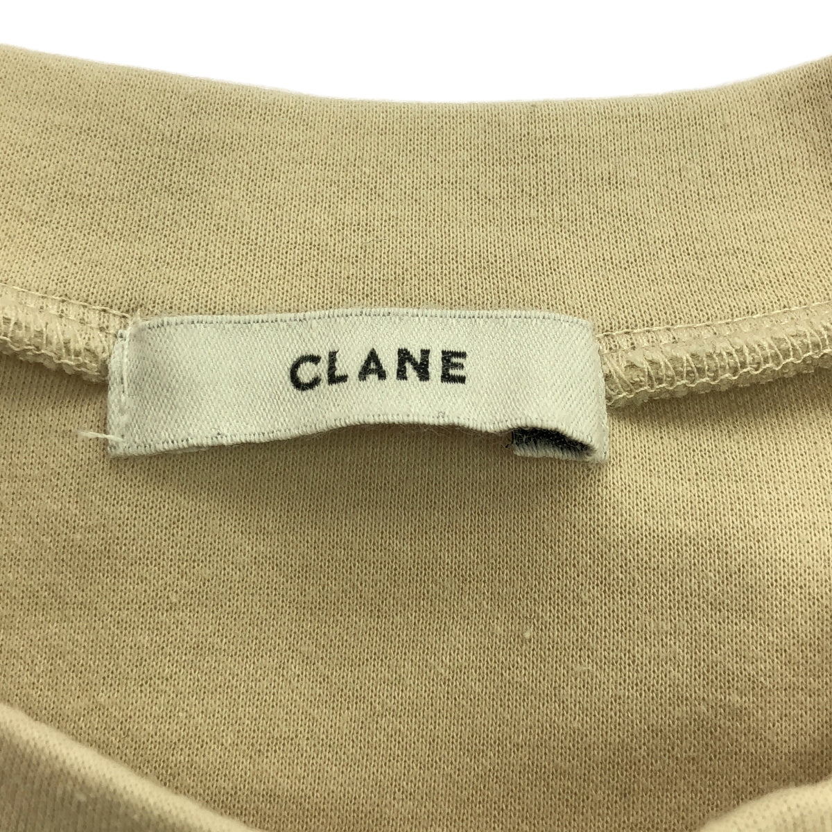 CLANE / クラネ | CARD BOARD BACK FRILL TOPS トップス | 1 | ベージュ | レディース