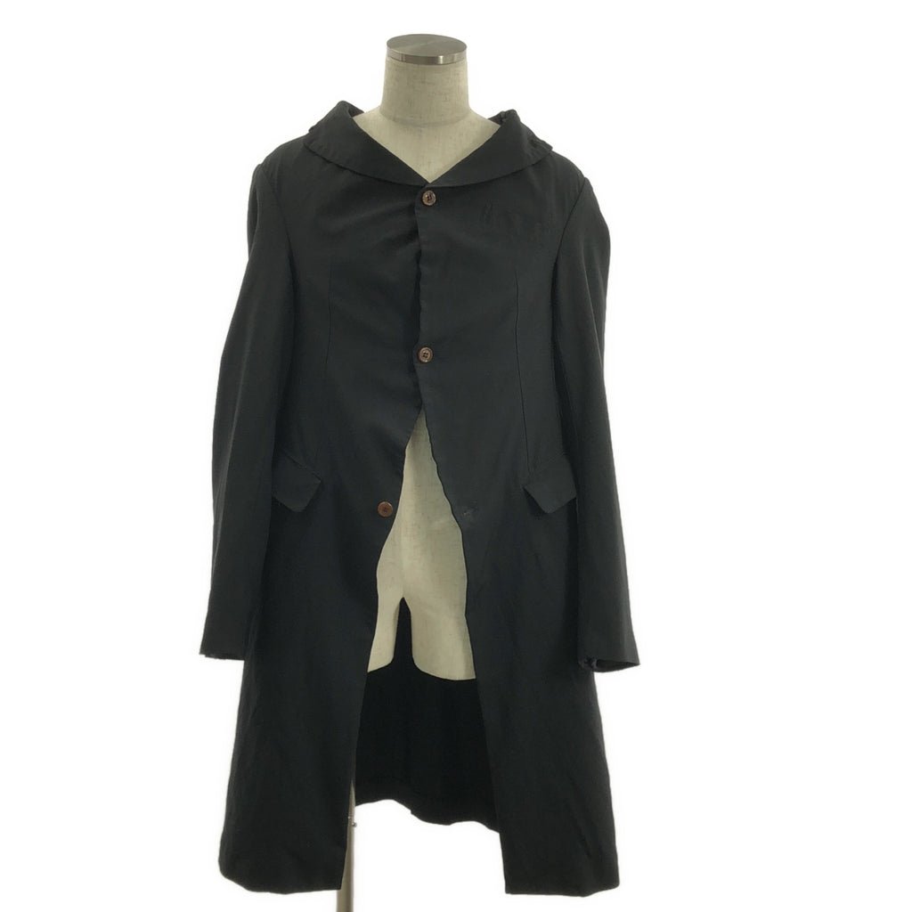 COMME des GARÇONS HOMME PLUS | 2020 春夏 | 聚酯整理、變形單排扣長外套/外套 | M 碼 | 男款