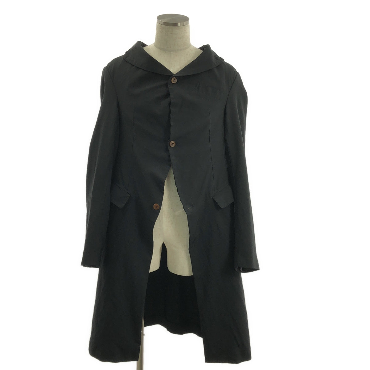 COMME des GARÇONS HOMME PLUS | 2020 春夏 | 聚酯整理、變形單排扣長外套/外套 | M 碼 | 男款