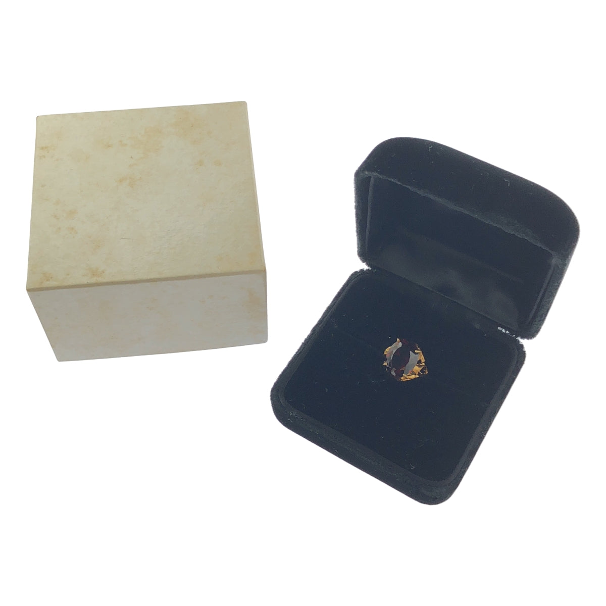 JEWELRY / 보석 | 가닛 K18 옐로우 골드 링 |