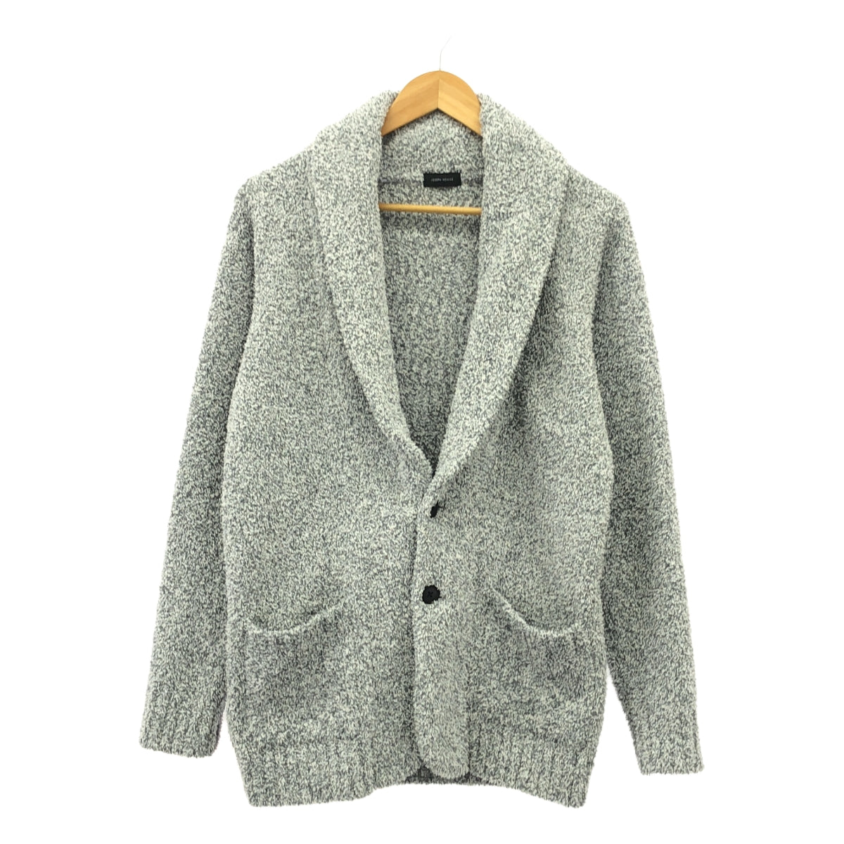 約瑟夫 / 約瑟夫 | HOMME 披肩領絨針織開襟衫 | 46 |灰色 |男士