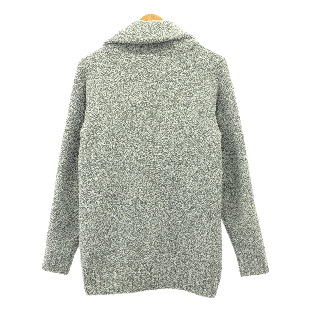 約瑟夫 / 約瑟夫 | HOMME 披肩領絨針織開襟衫 | 46 |灰色 |男士