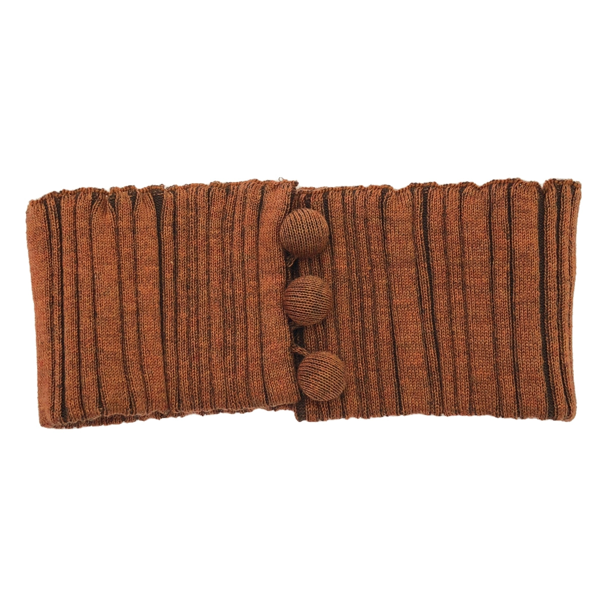 Mame Kurogouchi / マメクロゴウチ | Random Ribbed Plaid Knitted Dress With Choker ニットワンピース | 1 | ブラウン | レディース