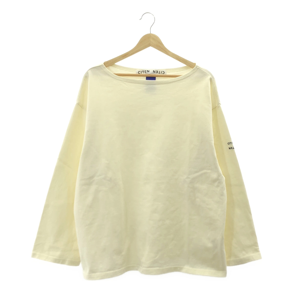 CITEN / シテン | CITEN / シテン コットン ワンポイントロゴ オーバー カットソー | F | メンズ
