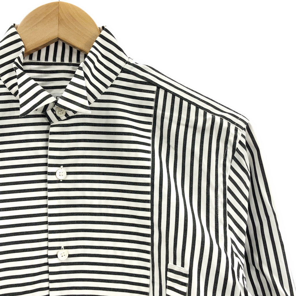 LOEWE / ロエベ | ストライプ アナグラム ワンポイントロゴ ドレス シャツ | 38 | メンズ