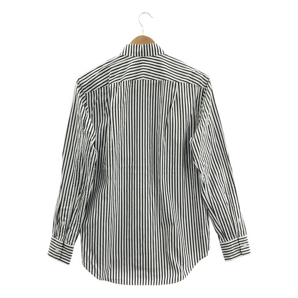 LOEWE / ロエベ | ストライプ アナグラム ワンポイントロゴ ドレス シャツ | 38 | メンズ