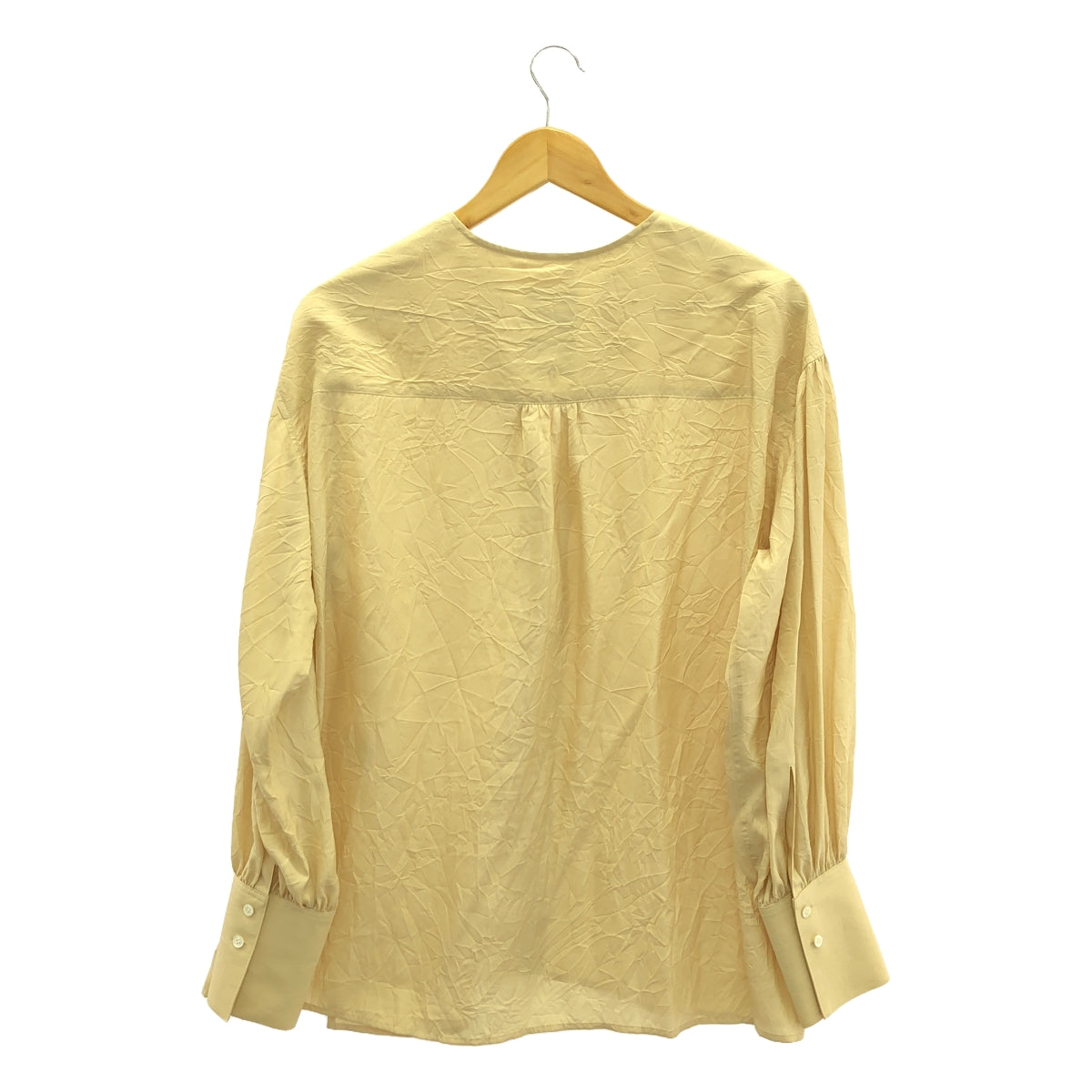 Chaos | Dolph Satin Blouse Shirt | F | Yellow | Women's