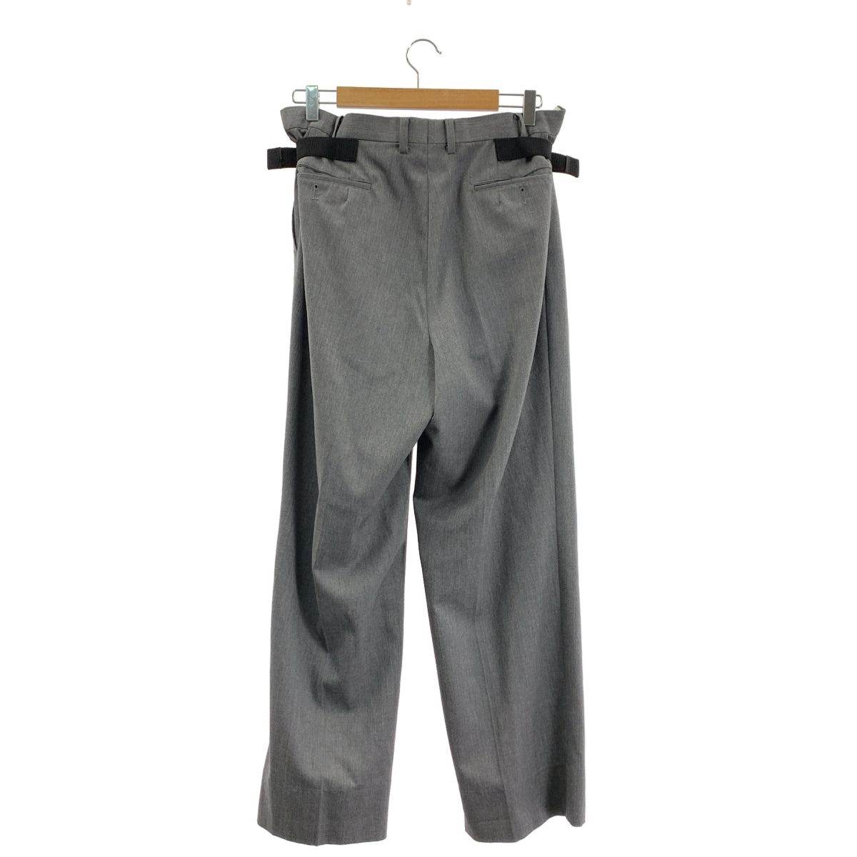 KISHIDAMIKI / 키시다미키 | Adjustment trousers short 울 어저스터 팬츠 |