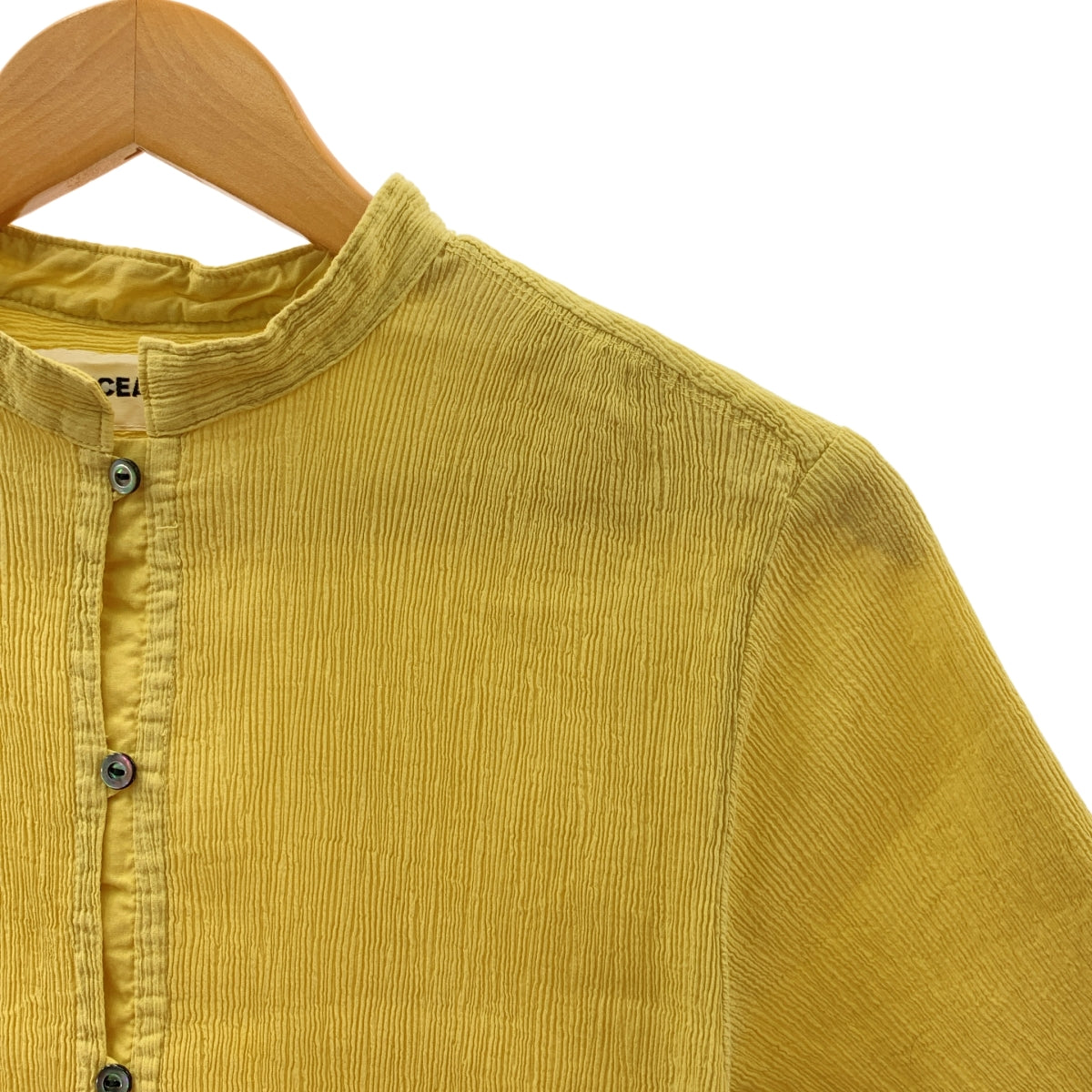 JoICEADDED / ジョイスアディッド | コットン スタンドネック ロングカーディガン | F |