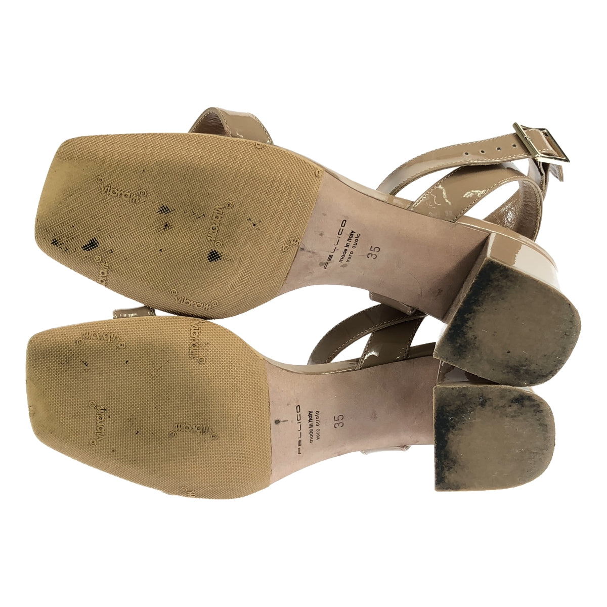 PELLICO | Strap Chunky Sandals | Size 35 | Beige | Women's