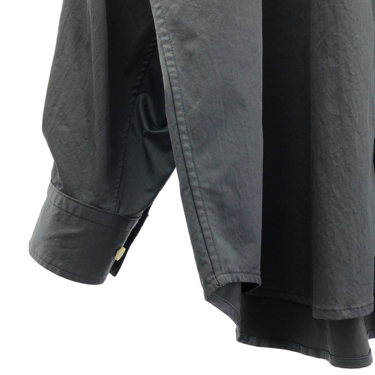 DAIWA PIER39 / ダイワピアサーティンナイン | Tech Regular Collar Shirts L/S テック レギュラーカラー シャツ | M | チャコール | メンズ