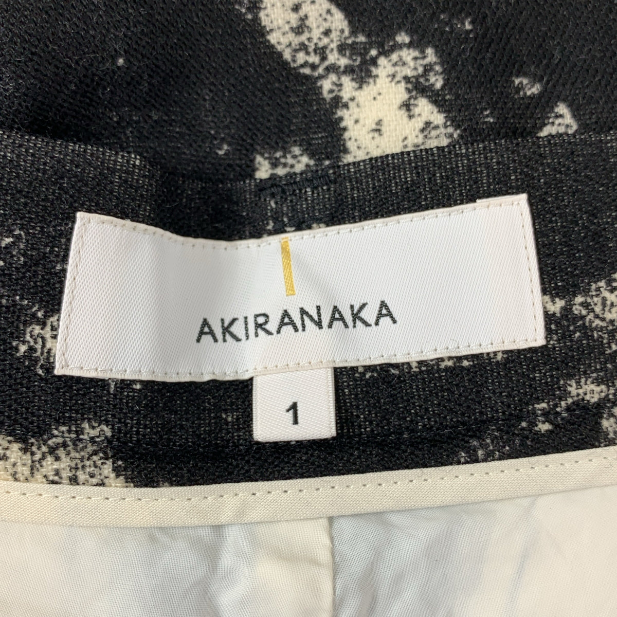 AKIRANAKA / 아키라 나카 | 울 프린트 플레어 와이드 팬츠 | 1 | 여성