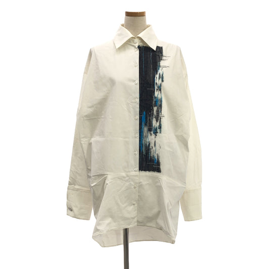 PAUL POIRET a Paris / Paul Poiret | 2018AW | Front sequin embroidered long shirt | 36 | White | Women's