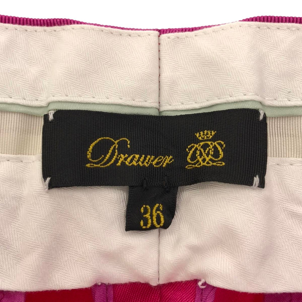 Drawer / ドゥロワー | ギャバカラーテーパードパンツ | 36 | ピンク | レディース