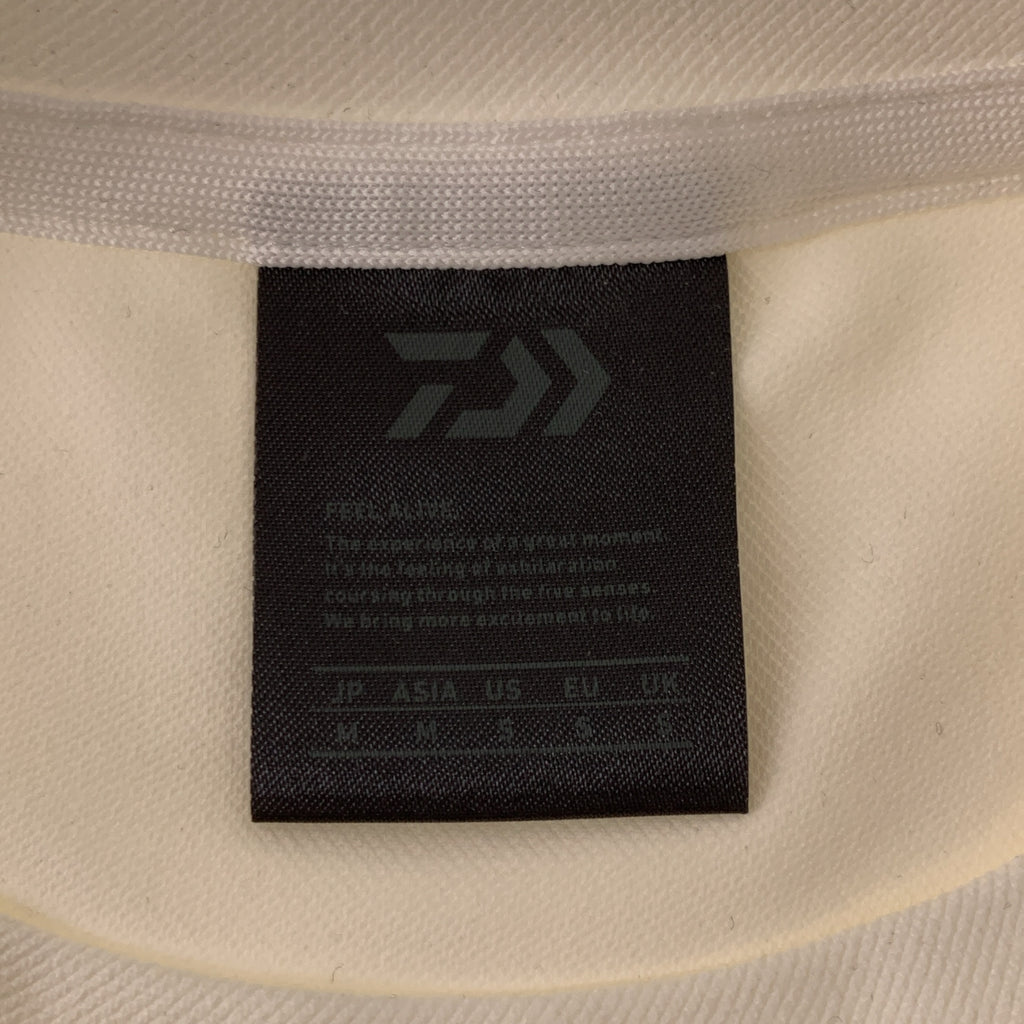 【미품】 DAIWA PIER39 / 다이와 피어 서틴 나인 | TECH FLEX JERSEY CREW 테크 플렉스 저지 크루넥 스웨트 | M | 화이트 | 남성