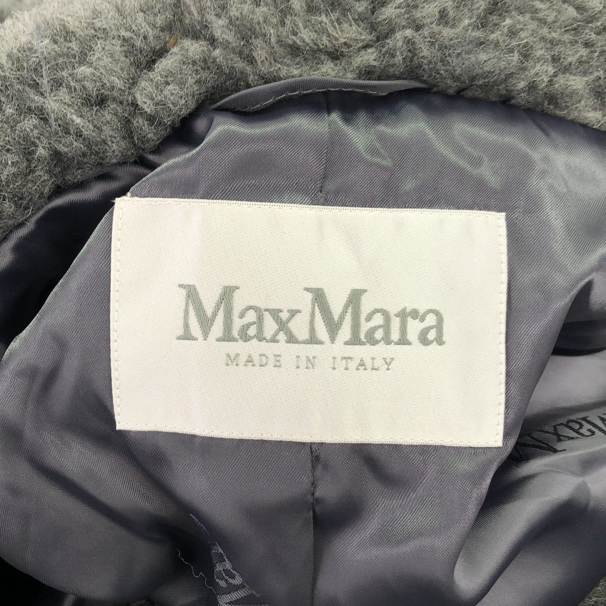 Max Mara / マックスマーラ | TEDDY BEAR ICON COAT / テディベア アイコンコート / ロゴ総裏地 |