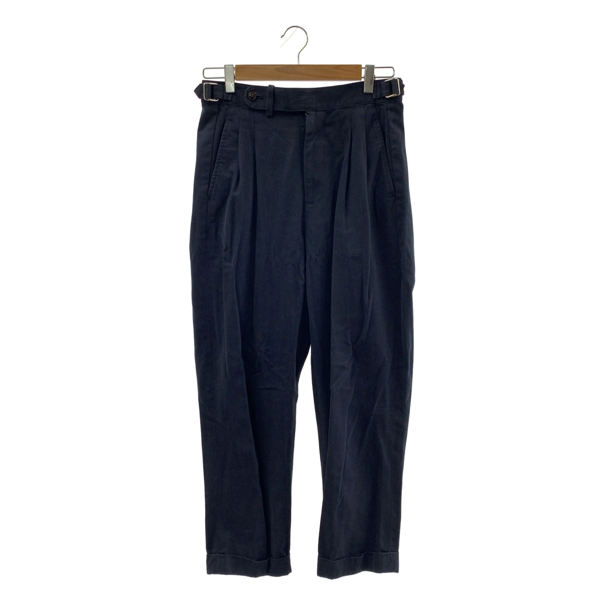 foufou / フーフー | adjust straight pants / アジャスト ストレート パンツ | 1 | ネイビー系 | レディース