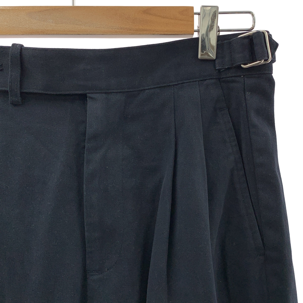 foufou / フーフー | adjust straight pants / アジャスト ストレート パンツ | 1 | ネイビー系 | レディース