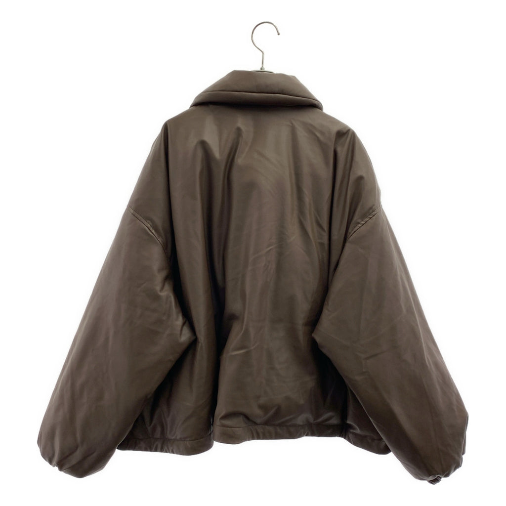 【美品】  CALUX / キャラクス | SHORT COACH JACKET ショート ダウンジャケット | F | ブラウン | レディース