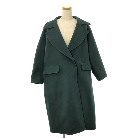 Drawer / Drawer | Melton Muso Coat | 38 | Moss Green | Women's