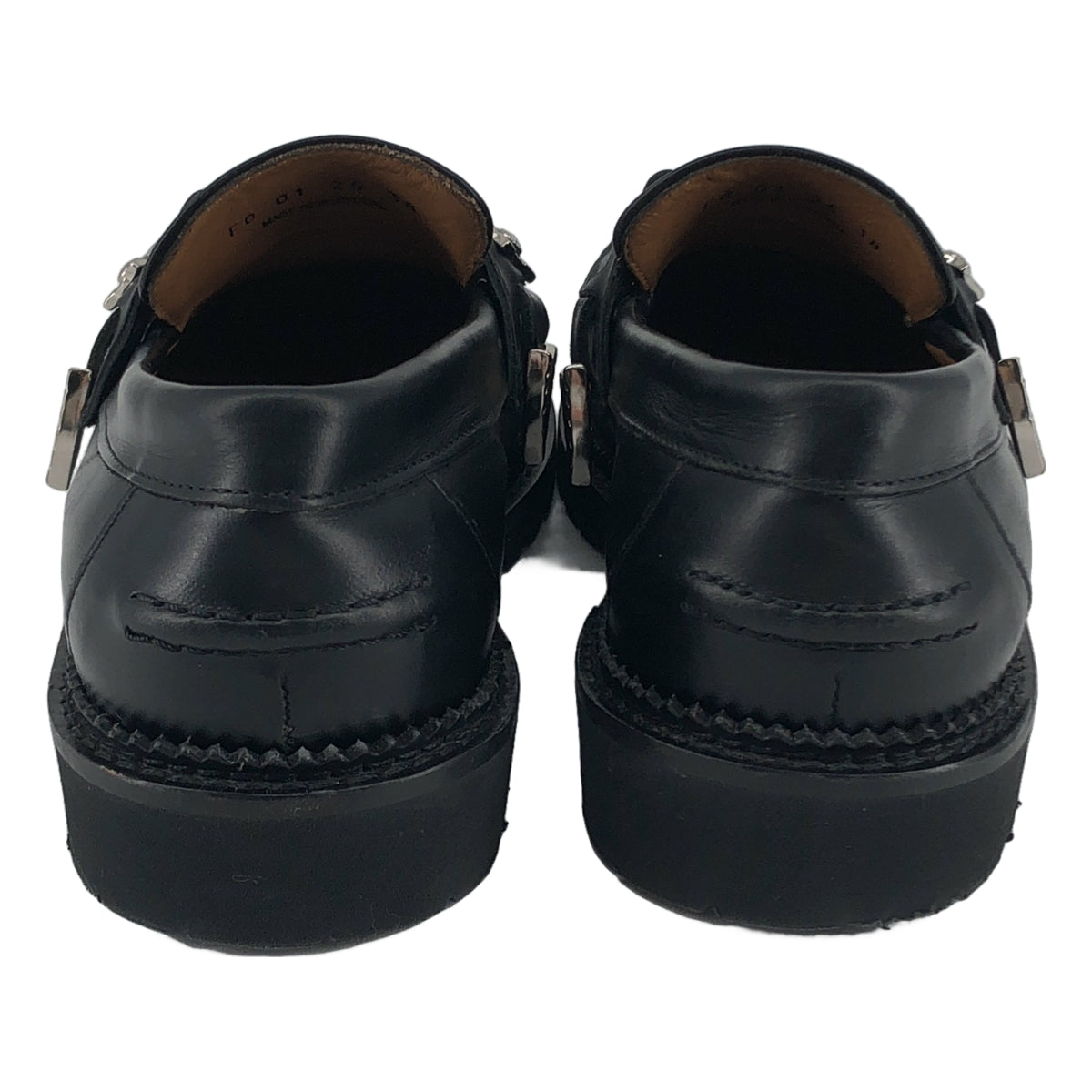 TOGA PULLA / トーガプルラ | メタル レザー ローファ / Vibramソール | 38 | レディース