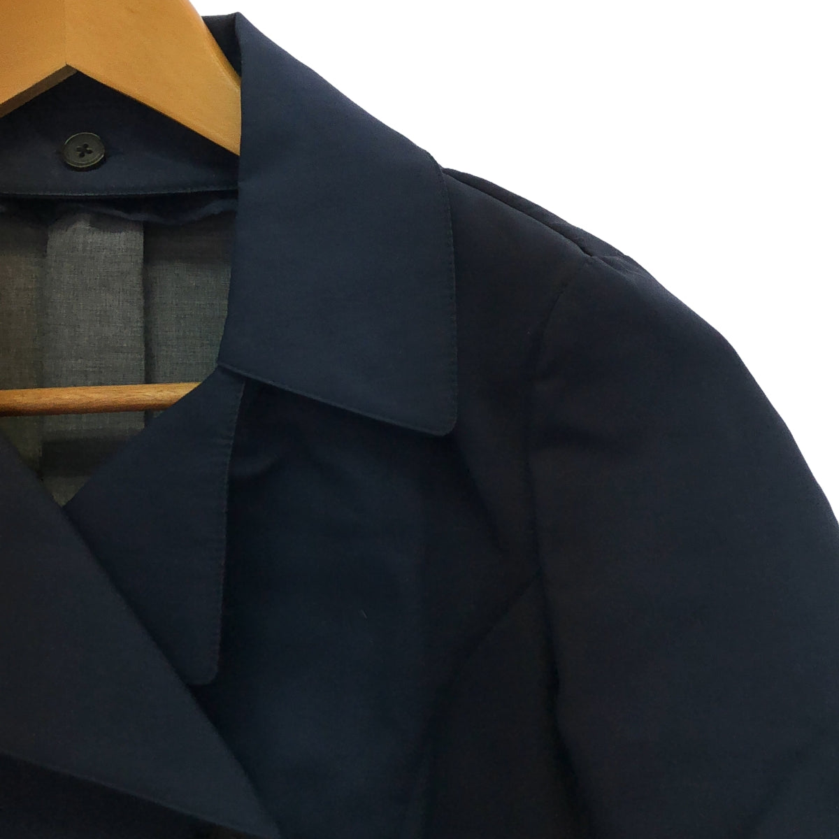 GOLDEN GOOSE / 골든 구스 | 코튼 더블 브레스트 재킷 | XS | 네이비 | 여성