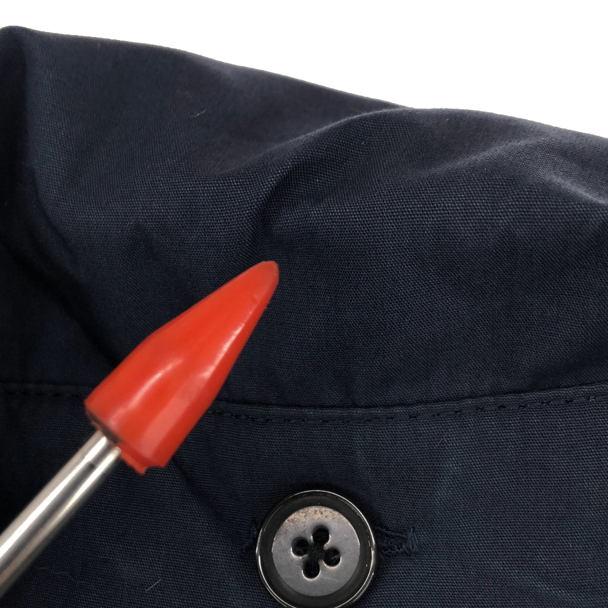 GOLDEN GOOSE / 골든 구스 | 코튼 더블 브레스트 재킷 | XS | 네이비 | 여성