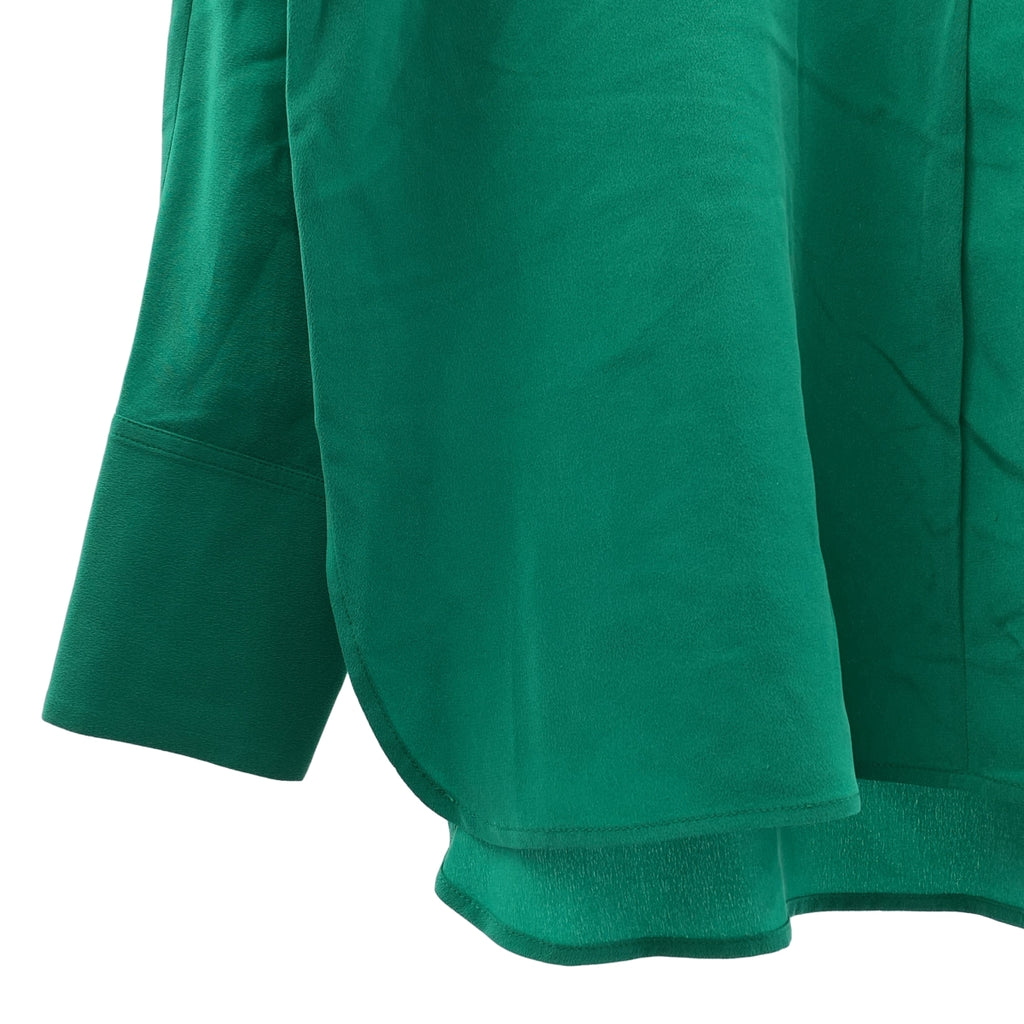 EQUIPMENT | 100% 絲質標誌連結前開襟襯衫 | M 碼 | 女款