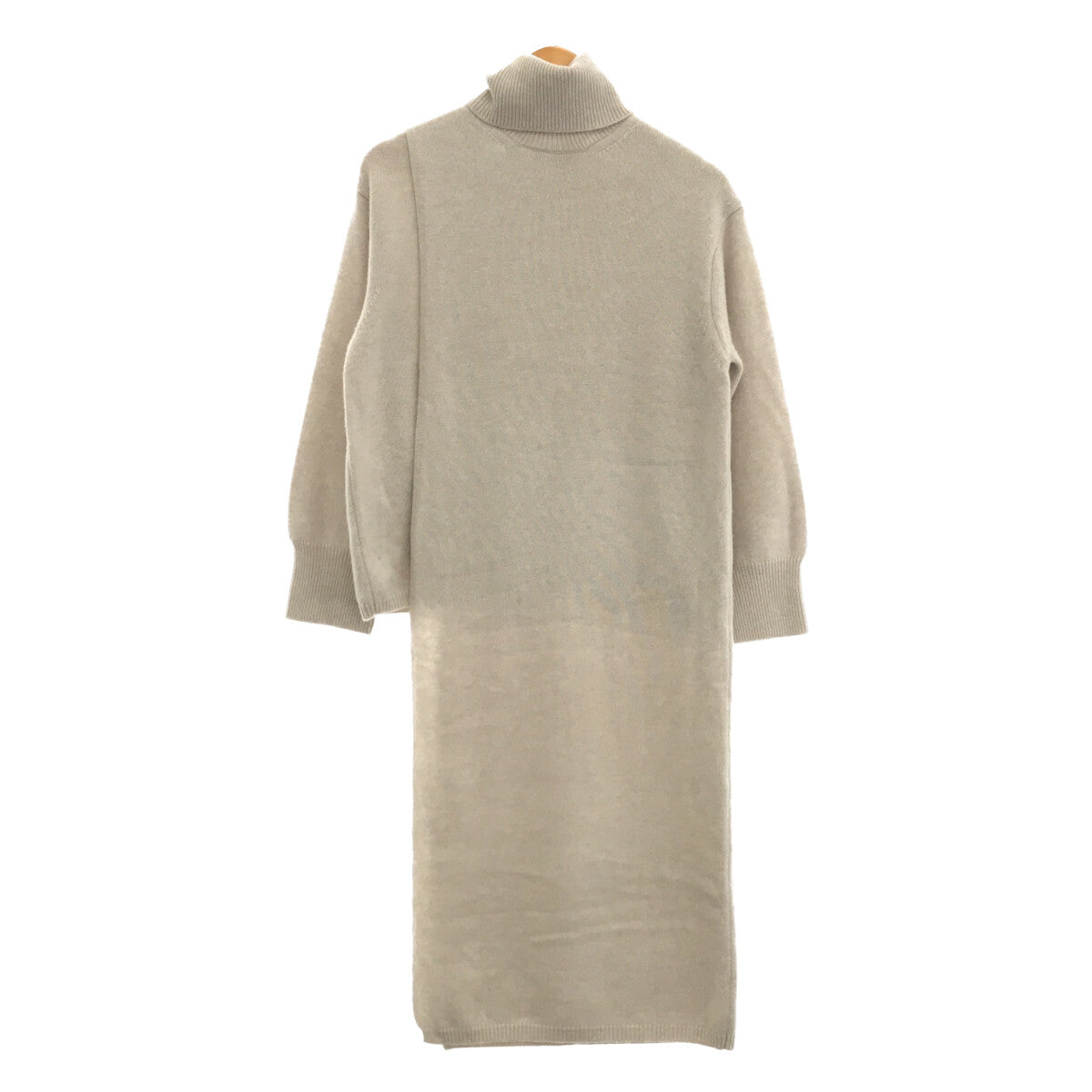 INSCRIRE | Cashmere Blend K10 Asymmetrical Turtle Neck Knit Sweater | F | Beige | Women's