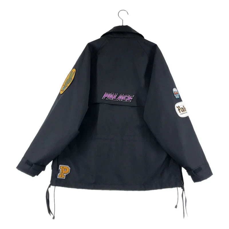 【美品】 JUNYA WATANABE MAN / 渡邊淳彌 | 2024SS | ×PALACE / 聯名款 雙品牌標誌貼飾夾克 | XS | 黑色 | 男士