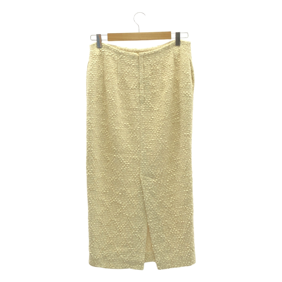 MUSE de Deuxieme Classe / ミューズドゥーズィーエムクラス | 2021SS | *COCO tweed No2 ツイードタイトスカート | 36 | ホワイト | レディース