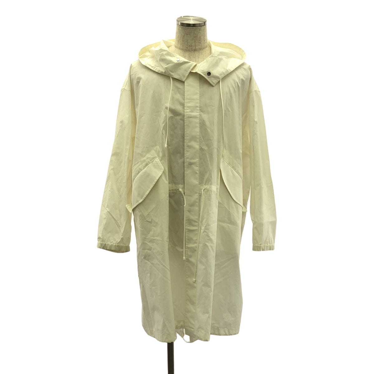 JIL SANDER / ジルサンダー | 2020SS | ナイロン モッズコート | 44 | ホワイト | メンズ
