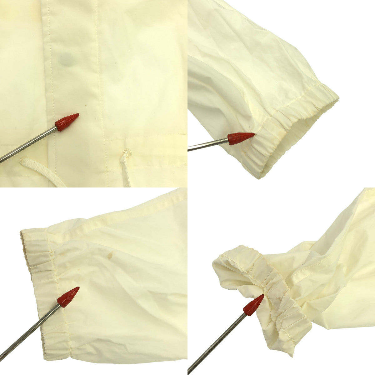 JIL SANDER / ジルサンダー | 2020SS | ナイロン モッズコート | 44 | ホワイト | メンズ