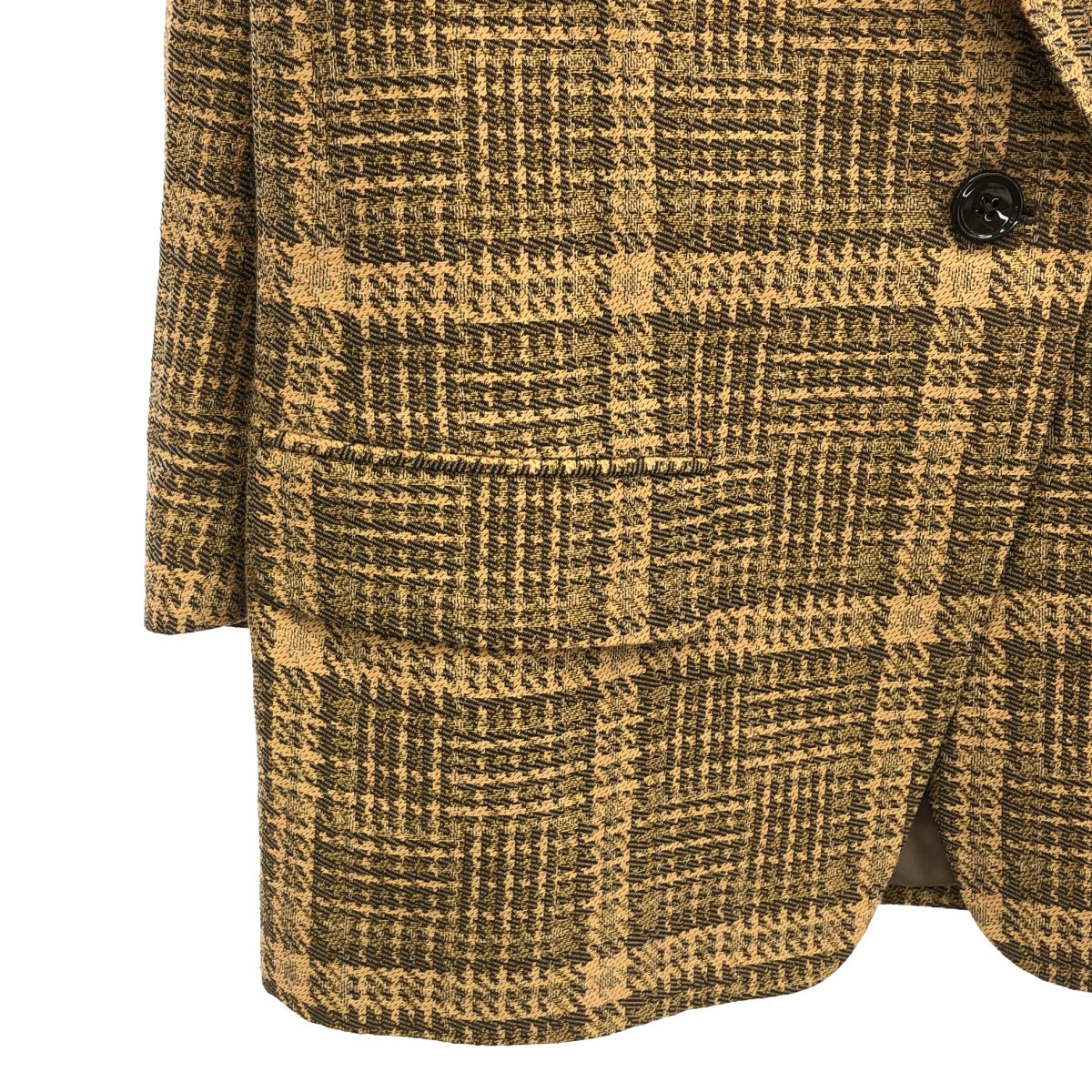 DRIES VAN NOTEN | Checked Tailored Jacket | Size 34 | Women's