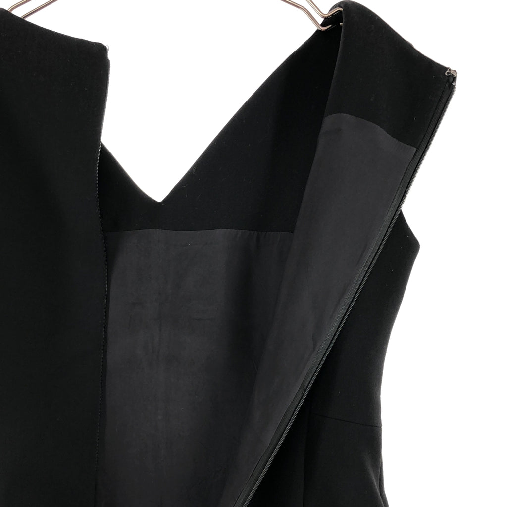 YOKO CHAN | 珍珠裝飾後拉鍊連身裙 / 全襯裡 | 尺寸 38 | 女裝