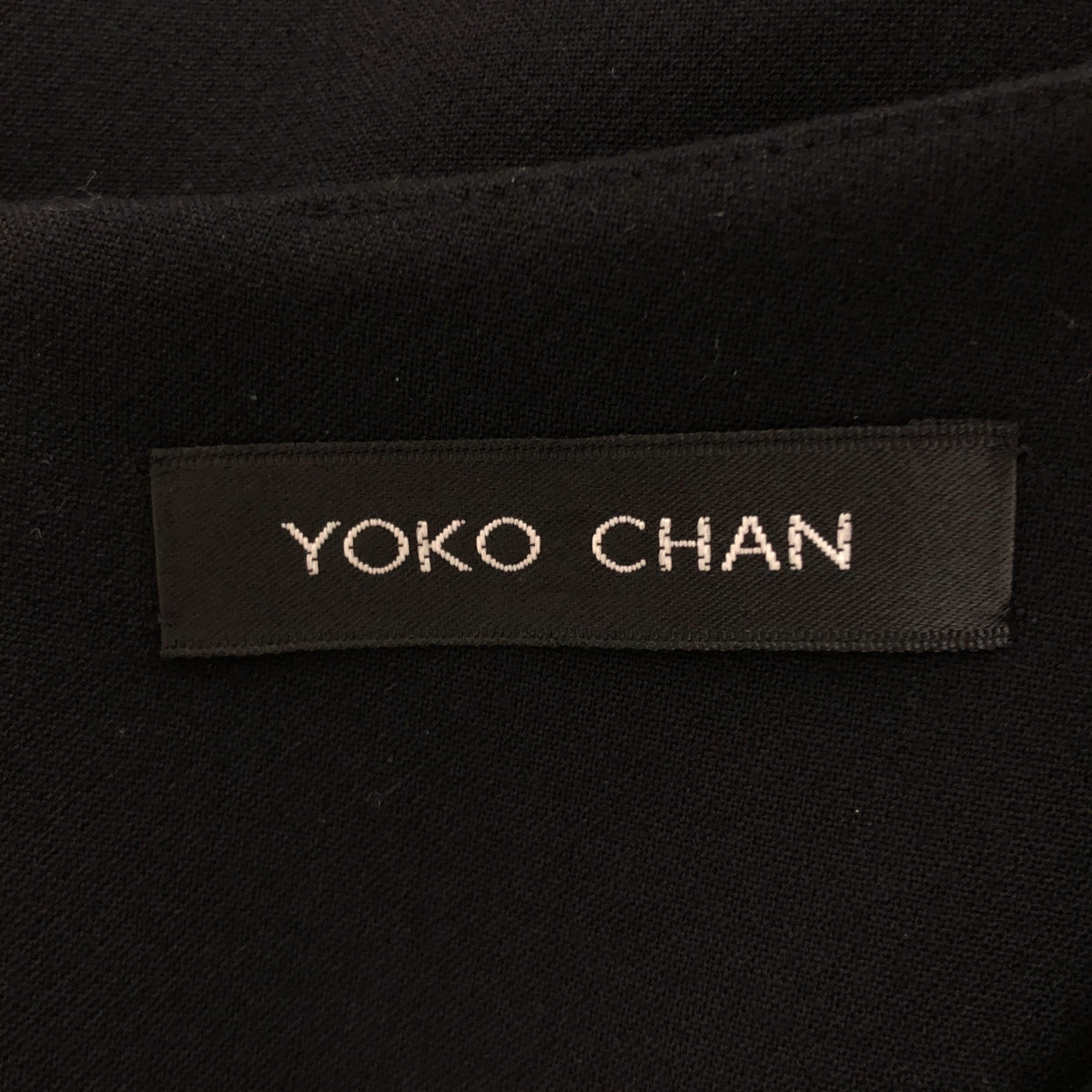 YOKO CHAN | 珍珠裝飾後拉鍊連身裙 / 全襯裡 | 尺寸 38 | 女裝