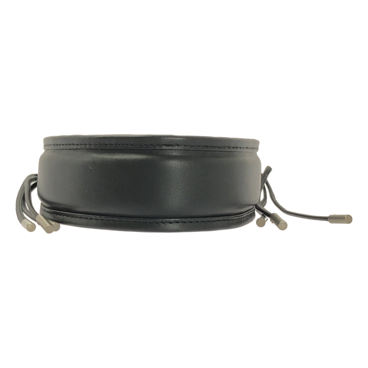 【成色極佳】IHNN | ID-BAG01 / 三肩帶瑪麗包 / 皮革網布手提包 | 黑色/米色 | 女士