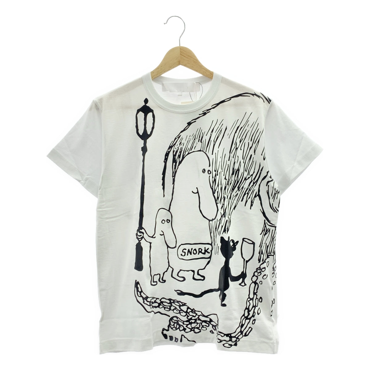 tao COMME des GARÇONS | 棉質平紋針織印花 Tove Jansson 短袖 T 卹 | M 碼 | 女款