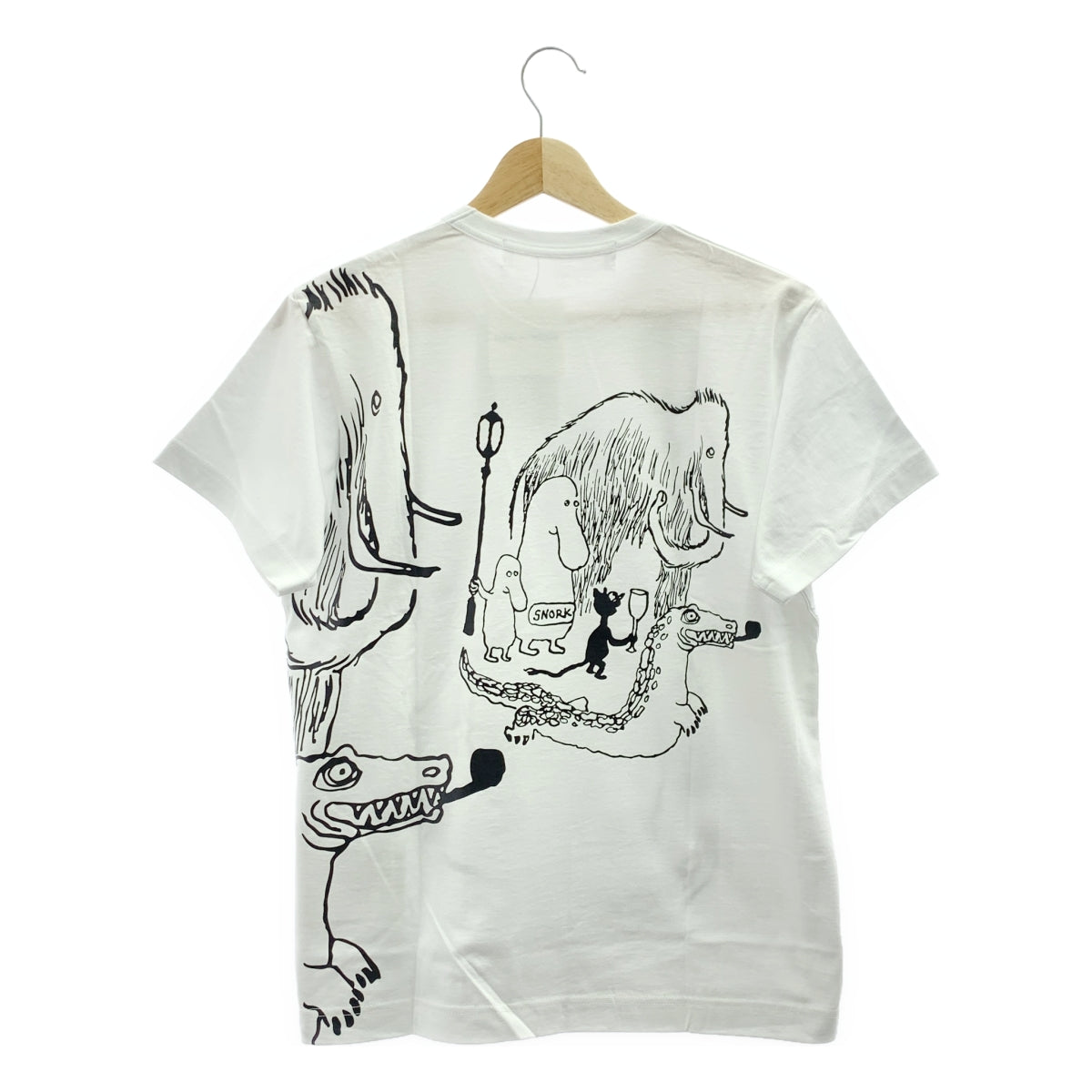 tao COMME des GARÇONS | 棉質平紋針織印花 Tove Jansson 短袖 T 卹 | M 碼 | 女款