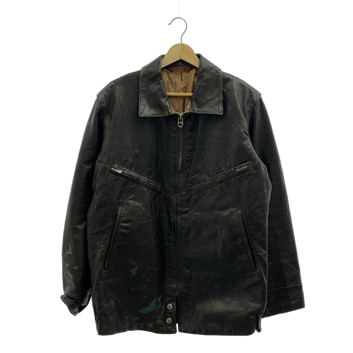 復古/復古服裝 | 俄羅斯/蘇聯軍隊皮質飛行夾克 | 48-3 | 男款