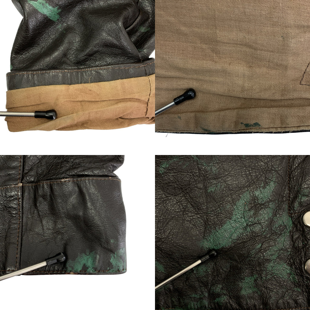 復古/復古服裝 | 俄羅斯/蘇聯軍隊皮質飛行夾克 | 48-3 | 男款