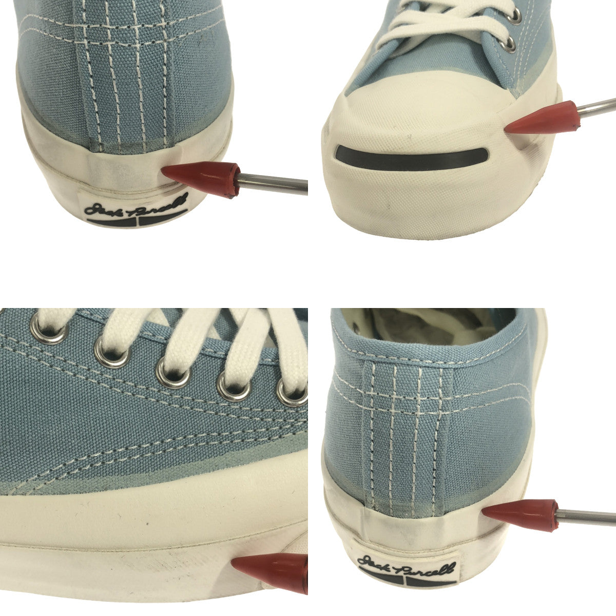 CONVERSE ADDICT / コンバースアディクト | JACK PURCELL CANVAS ジャックパーセル キャンバス ローカットスニーカー | 26.5 |