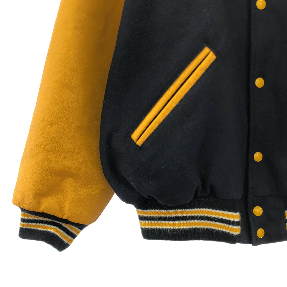 GAME CUSTOM APPAREL / ゲームカスタムアパレル | Varsity Jacket / レザースリーブ アワードジャケット ブルゾン / 総裏地 | XL | メンズ