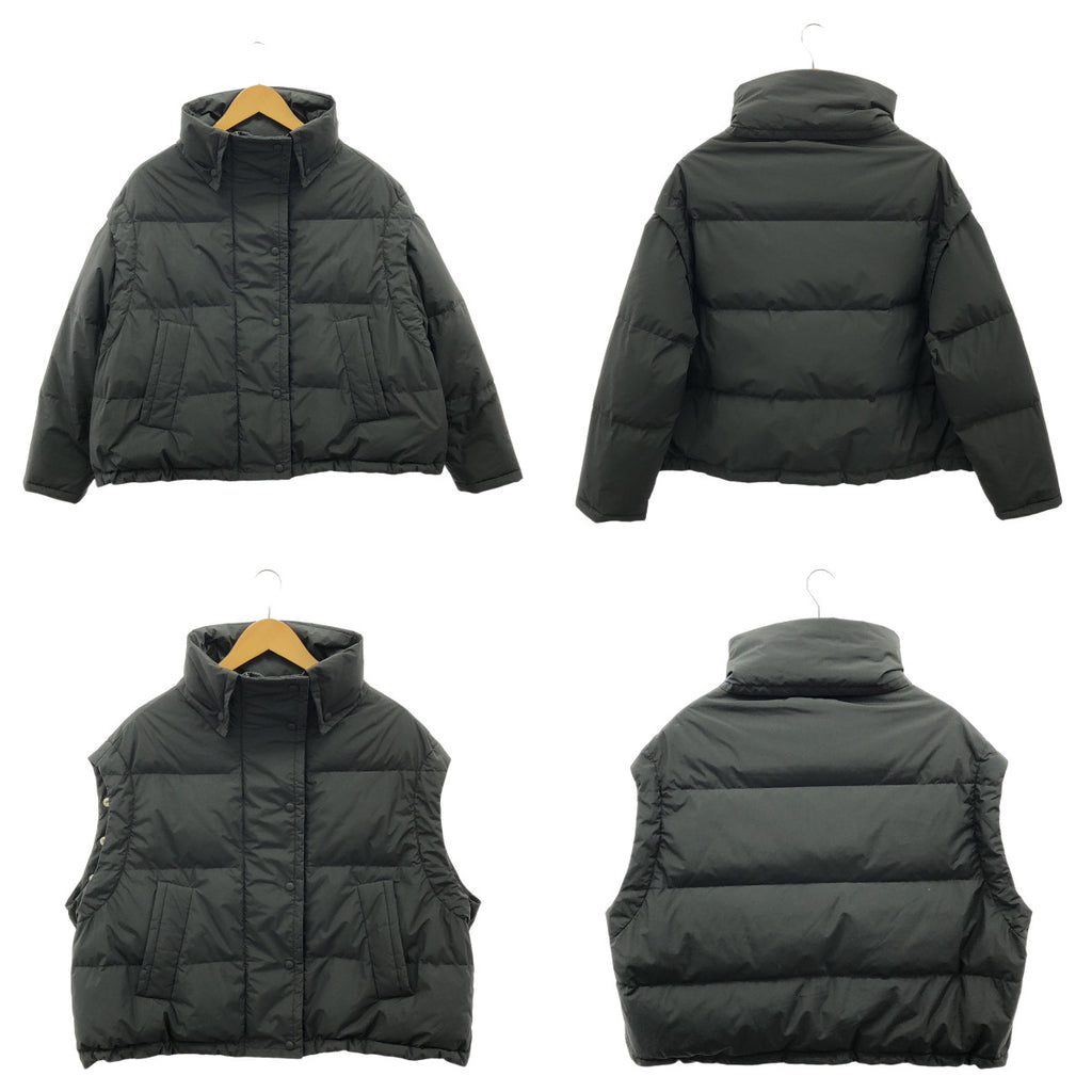 L'Appartement / アパルトモン | 2023AW | 【YVES SALOMON/イヴ サロモン】3WAY / OVERSIZED DOWN JACKET ダウンジャケット | 36 | ブラック | レディース