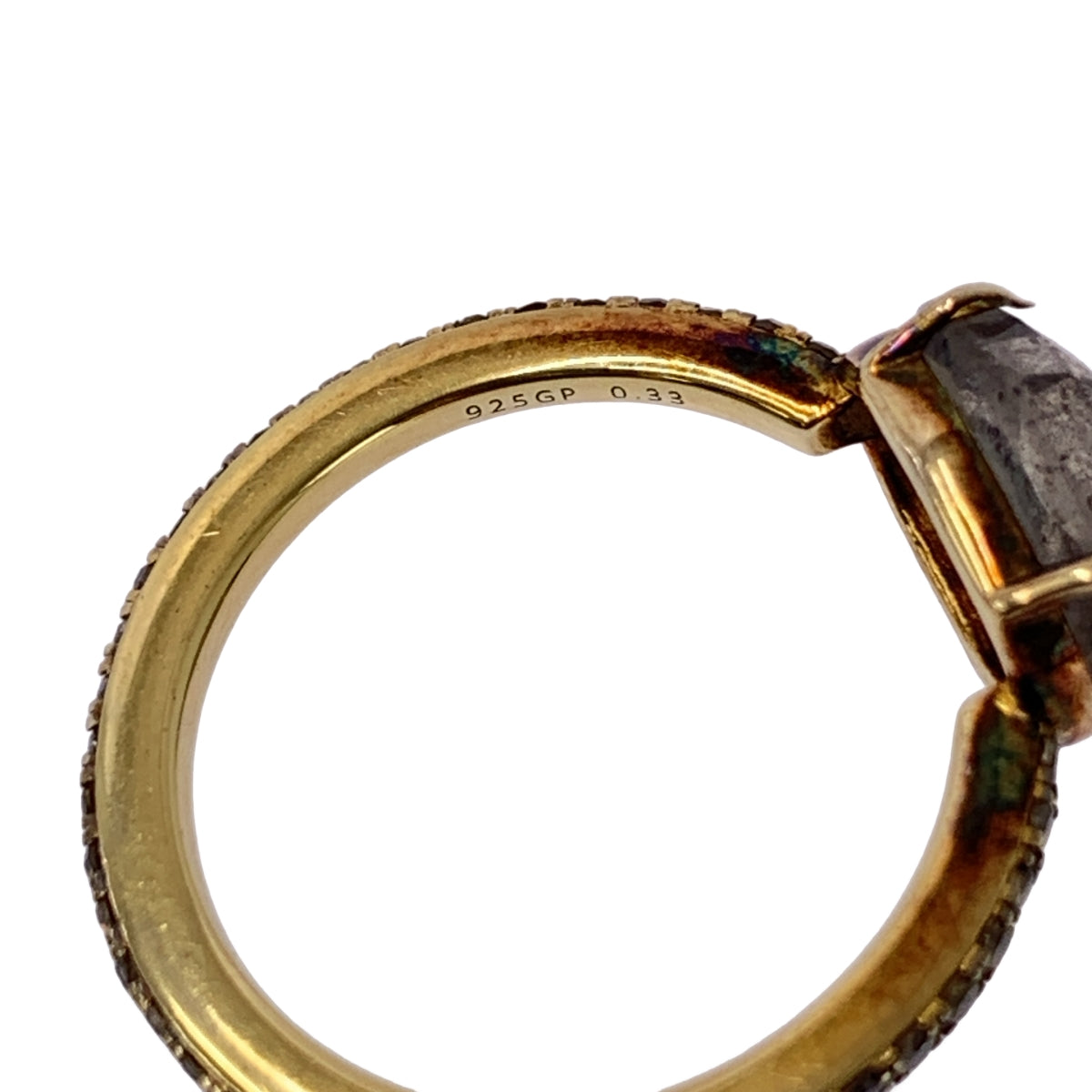 elafonisi / 엘라 포니시 | 래브라도 라이트 파베 다이아몬드 이터니티 링 |