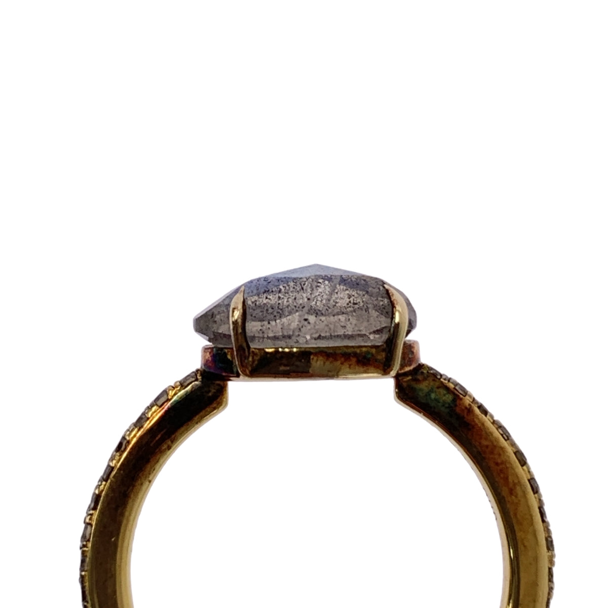 elafonisi / 엘라 포니시 | 래브라도 라이트 파베 다이아몬드 이터니티 링 |