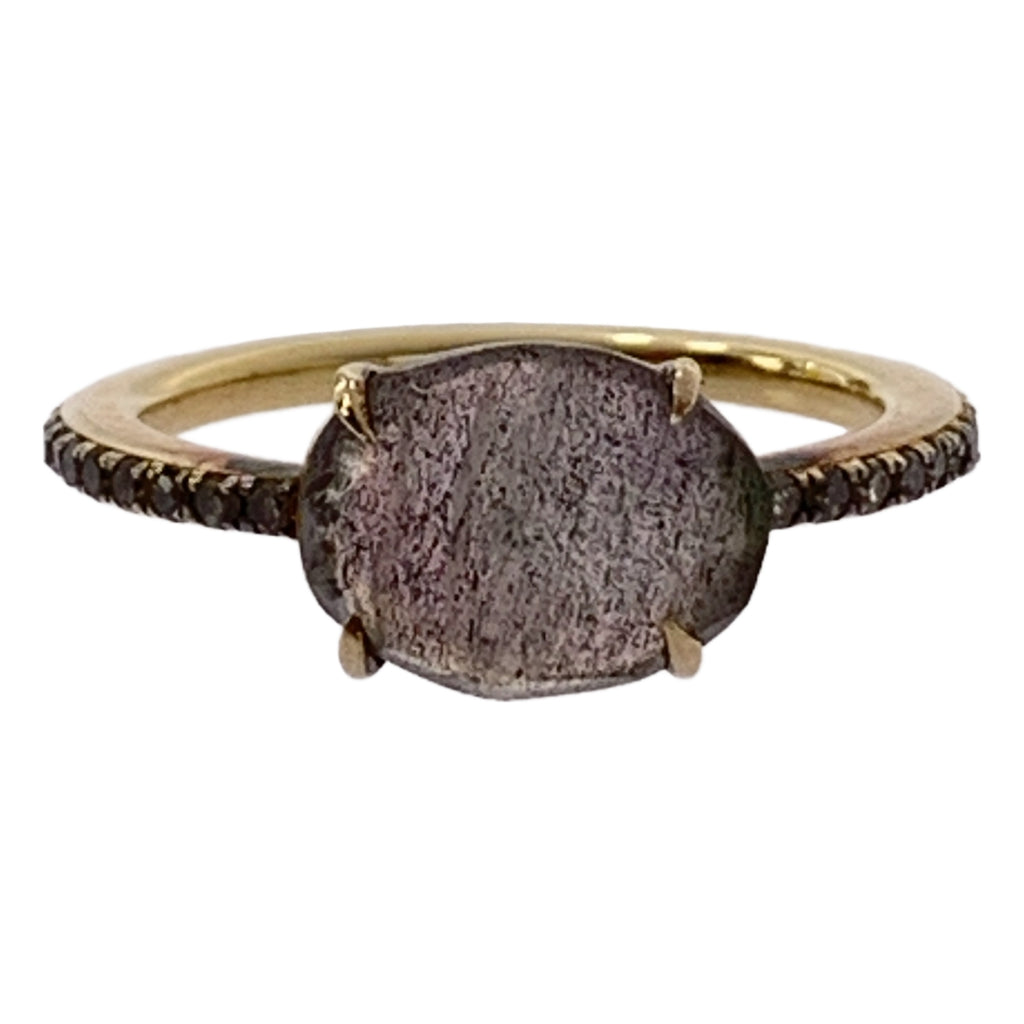 elafonisi / 엘라 포니시 | 래브라도 라이트 파베 다이아몬드 이터니티 링 |