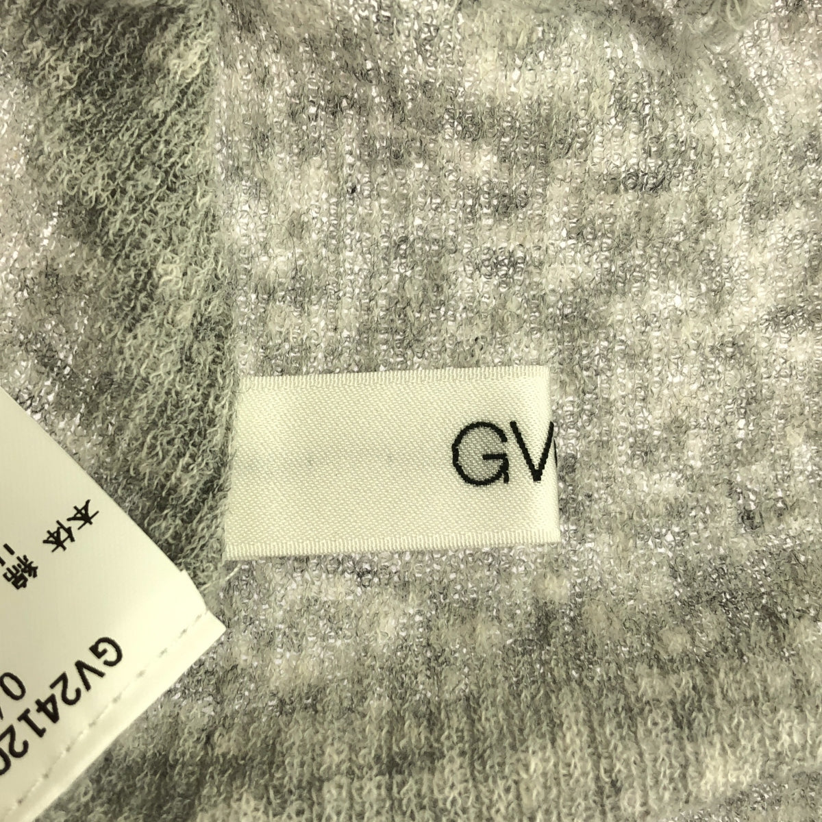 GVGV / GVGV | 2024SS | SHEER KNIT L/S TOP Linen blend recycled polyester sheer summer knit | OS |